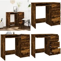 Schreibtisch Räuchereiche 90x45x76 cm Holzwerkstoff - Bürotisch - Schreibtisch - Holzwerkstoff - Rauchereiche - Schreibtisch Mit Schubladen - Home & Schreibtisch Räuchereiche 90x45x76 cm Holzwerkstoff - Bürotisch - Schreibtisch - Holzwerkstoff - Rauchereiche - Schreibtisch Mit Schubladen - Home & von VIDAXL