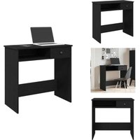 Schreibtisch Schwarz 80x40x75 cm Holzwerkstoff - Schreibtisch - Schreibtische - Bürotisch - Computertisch von VIDAXL