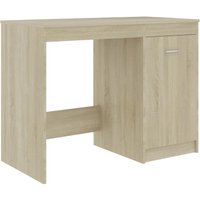 Bonnevie - Computertisch,Schreibtisch Sonoma-Eiche 100x50x76 cm Holzwerkstoff vidaXL von BONNEVIE