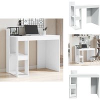 Schreibtisch Weiß 103,5x56,5x94 cm Holzwerkstoff - Bürostuhl - Schreibtisch - Home Office - Arbeitsplatzgestaltung - Computerarbeitsplatz Schreibtisch Weiß 103,5x56,5x94 cm Holzwerkstoff - Bürostuhl - Schreibtisch - Home Office - Arbeitsplatzgestaltung - Computerarbeitsplatz von VIDAXL