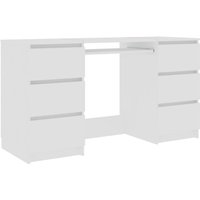 Bonnevie - Computertisch,Schreibtisch Weiß 140x50x77 cm Holzwerkstoff vidaXL von BONNEVIE