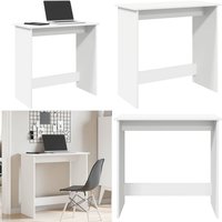 Vidaxl - Schreibtisch Weiß 80×40×75 cm Holzwerkstoff von VIDAXL
