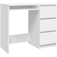 Bonnevie - Computertisch,Schreibtisch Weiß 90x45x76 cm Holzwerkstoff vidaXL von BONNEVIE