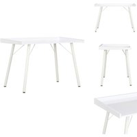 Vidaxl - Schreibtisch Weiß 90×50×79 cm - Schreibtisch - Weißer Schreibtisch - Bürostuhl - Home Office Möbel - pc Schreibtisch von VIDAXL