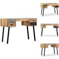 Schreibtisch Wiederverwertetes Teak Massivholz 110 × 50 × 76 cm - Teakholzscheschreibtisch - Vintage Schreibtisch - Bürostuhl - Homeoffice Möbel Schreibtisch Wiederverwertetes Teak Massivholz 110 × 50 × 76 cm - Teakholzscheschreibtisch - Vintage Schreibtisch - Bürostuhl - Homeoffice Möbel von VIDAXL