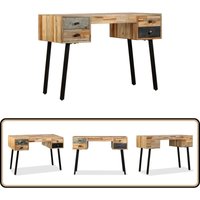 Schreibtisch Wiederverwertetes Teak Massivholz 110 × 50 × 76 cm - Teakholzscheschreibtisch - Vintage Schreibtisch - Bürostuhl - Homeoffice Möbel Schreibtisch Wiederverwertetes Teak Massivholz 110 × 50 × 76 cm - Teakholzscheschreibtisch - Vintage Schreibtisch - Bürostuhl - Homeoffice Möbel von VIDAXL