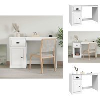 Schreibtisch mit Schublade Weiß 115x50x75 cm Holzwerkstoff - Bürostuhl - Schreibtisch - Home Office - Arbeitsplatzgestaltung - Holzwerkstoffmöbel Schreibtisch mit Schublade Weiß 115x50x75 cm Holzwerkstoff - Bürostuhl - Schreibtisch - Home Office - Arbeitsplatzgestaltung - Holzwerkstoffmöbel von VIDAXL