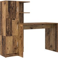Schreibtisch mit Stauraum Altes Holz Ingenieurholz Vidaxl Schreibtisch mit Stauraum Altes Holz Ingenieurholz Vidaxl von VIDAXL