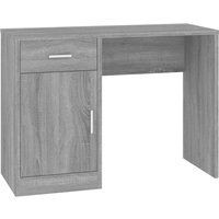 Bonnevie - Schreibtisch mit Stauraum Grau Sonoma 100x40x73 cm vidaXL58098 von BONNEVIE