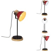 Schreibtischlampe 25 W Rot 17x17x50 cm E27 - Tischleuchte - Industrielampen - Stehlampe - Wohnraumbeleuchtung - Schlafzimmerlampe Schreibtischlampe 25 W Rot 17x17x50 cm E27 - Tischleuchte - Industrielampen - Stehlampe - Wohnraumbeleuchtung - Schlafzimmerlampe von VIDAXL