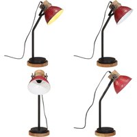 Schreibtischlampe 25 W Rot 18x18x60 cm E27 - Industrielampen - Schreibtischlampe - Stehlampe - Vintagelampe - Retrolampe - Home & Living von VIDAXL
