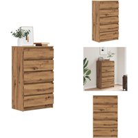 Vidaxl - Schubladenschrank Artisan-Eiche 60x36x103 cm Holzwerkstoff - Schubladenschrank - Schubladenschränke - Schubladenkommode - Sideboard Mit Vidaxl - Schubladenschrank Artisan-Eiche 60x36x103 cm Holzwerkstoff - Schubladenschrank - Schubladenschränke - Schubladenkommode - Sideboard Mit von VIDAXL