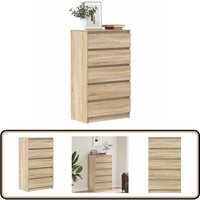 Vidaxl - Schubladenschrank Sonoma-Eiche 60x36x103 cm Holzwerkstoff - Sideboard - Kommode - Möbelstück - Wohnzimmertisch - Schuhschrank Vidaxl - Schubladenschrank Sonoma-Eiche 60x36x103 cm Holzwerkstoff - Sideboard - Kommode - Möbelstück - Wohnzimmertisch - Schuhschrank von VIDAXL