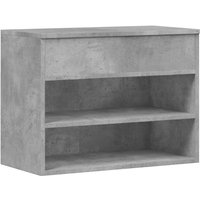 Schuhbank,Sitzbank Betongrau 60x30x45 cm Holzwerkstoff vidaXL von BONNEVIE