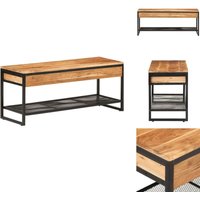 Schuhbank 110x35x45 cm Massivholz Akazie und Eisen - Holz Schuhschrank - Flurbank - Schuhregal - Garderobe - Einbauschrank Schuhbank 110x35x45 cm Massivholz Akazie und Eisen - Holz Schuhschrank - Flurbank - Schuhregal - Garderobe - Einbauschrank von VIDAXL