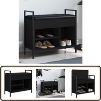 Schuhbank Schwarz 65,5x32x57,5 cm Holzwerkstoff - Schuhbank - Garderobe - Eingangsbereich - Möbel - Wohnzimmer Schuhbank Schwarz 65,5x32x57,5 cm Holzwerkstoff - Schuhbank - Garderobe - Eingangsbereich - Möbel - Wohnzimmer von VIDAXL