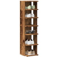 Vidaxl - Schuhschrank Altholz-Optik 28x27x102 cm Holzwerkstoff 167368 von VIDAXL