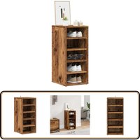 Schuhschrank Altholz-Optik 32x35x70 cm Holzwerkstoff - Vidaxl von VIDAXL