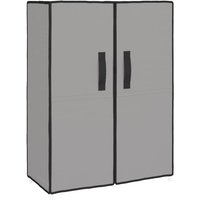 Schuhschrank Grau 60x28x90 cm Stoff Vidaxl von VIDAXL