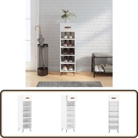 Schuhschrank Hochglanz-Weiß 30x35x105 cm Holzwerkstoff - Schuhschrank - Holzwerkstoffmöbel - Garderobe - Einbauschrank - Weißer Schuhschrank Schuhschrank Hochglanz-Weiß 30x35x105 cm Holzwerkstoff - Schuhschrank - Holzwerkstoffmöbel - Garderobe - Einbauschrank - Weißer Schuhschrank von VIDAXL
