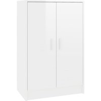 Schuhschrank,Modernes Schuhregal Hochglanz-Weiß 60x35x92 cm Holzwerkstoff vidaXL von BONNEVIE