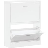 Schuhschrank Hochglanz-Weiß 63x24x81 cm Holzwerkstoff Vidaxl Schuhschrank Hochglanz-Weiß 63x24x81 cm Holzwerkstoff Vidaxl von VIDAXL