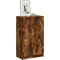 Schuhschrank Räuchereiche 59x35x100 cm Holzwerkstoff - Vidaxl Schuhschrank Räuchereiche 59x35x100 cm Holzwerkstoff - Vidaxl von VIDAXL