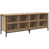 Schuhschrank mit Regal Artisan-Eiche 131 x 35 x 50 cm vidaXL Schuhschrank mit Regal Artisan-Eiche 131 x 35 x 50 cm vidaXL von VIDAXL