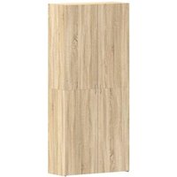 Schuhschrank mit Regal Braun 80 x 35,5 x 180 cm Holzwerkstoff vidaXL Schuhschrank mit Regal Braun 80 x 35,5 x 180 cm Holzwerkstoff vidaXL von VIDAXL