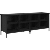 Schuhschrank mit Regal Schwarz Eichen-Optik 131 x 35 x 50 cm vidaXL Schuhschrank mit Regal Schwarz Eichen-Optik 131 x 35 x 50 cm vidaXL von VIDAXL