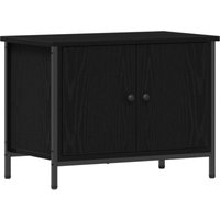 Vidaxl - Schwarz Eiche TV-Unterschrank Schwarz Eiche Holzwerkstoff Vidaxl - Schwarz Eiche TV-Unterschrank Schwarz Eiche Holzwerkstoff von VIDAXL