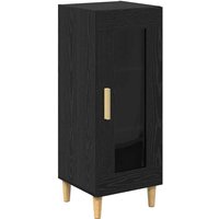 Sideboard Schwarz Eichen-Optik 34,5 x 32,5 x 90 cm vidaXL Sideboard Schwarz Eichen-Optik 34,5 x 32,5 x 90 cm vidaXL von VIDAXL