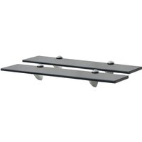 Schwebende Regale 2 Stk. Glas 50x10 cm 8 mm vidaXL von VIDAXL
