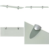 Schwebendes Regal Glas 50x20 cm 8 mm - Wandregal - Glasregal - Modernes Regal - Schwebendes Regal - Badezimmerregal - Home & Living von VIDAXL