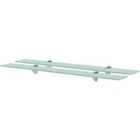 Schweberegale 2 Stk. Glas 80x20 cm 8 mm Vidaxl von VIDAXL