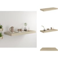 Schwebendes Wandregal Eichefarben 60x23,5x3,8 cm mdf - Wandregal - Schwebendes Regal - Eichefarben - Holzregal - Wohnraumdeko Schwebendes Wandregal Eichefarben 60x23,5x3,8 cm mdf - Wandregal - Schwebendes Regal - Eichefarben - Holzregal - Wohnraumdeko von VIDAXL