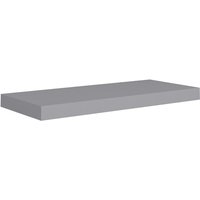 Schwebendes Wandregal Wandboard Grau 60x23,5x3,8 cm MDF vidaXL von BONNEVIE