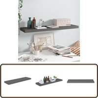 Schwebendes Wandregal Hochglanz-Grau 90x23,5x3,8 cm mdf - Schwebendes Regal - Wandregal - Grau - Holzoptik - Wohnraumdeko Schwebendes Wandregal Hochglanz-Grau 90x23,5x3,8 cm mdf - Schwebendes Regal - Wandregal - Grau - Holzoptik - Wohnraumdeko von VIDAXL
