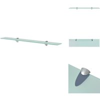 Schweberegal Glas 80x20 cm 8 mm - Wandregal - Glasregal - Schwebendes Regal - Deko Regal - Badezimmerregal Schweberegal Glas 80x20 cm 8 mm - Wandregal - Glasregal - Schwebendes Regal - Deko Regal - Badezimmerregal von VIDAXL