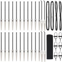 Vidaxl - Schweißdrahtzaun mit 13 Spike-Posts Grau 1x50 m Stahl Vidaxl - Schweißdrahtzaun mit 13 Spike-Posts Grau 1x50 m Stahl von VIDAXL