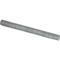 Sechseckiger Zaun 1,6 x 50 m aus verzinktem Stahl vidaXL von VIDAXL