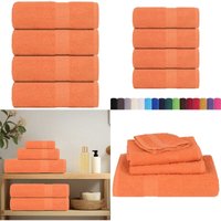 Seiftücher 4 Stk. Orange 30x30 cm 360 g/m² 100% Baumwolle - Vidaxl Seiftücher 4 Stk. Orange 30x30 cm 360 g/m² 100% Baumwolle - Vidaxl von VIDAXL