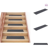 Vidaxl - Selbstklebende Treppenmatten 15 Stk. 76x20 cm Hellgrau - Stufenmatten - Treppenläufer - Treppenschutz - Anti-Rutschmatte - Nadelvliesmatte Vidaxl - Selbstklebende Treppenmatten 15 Stk. 76x20 cm Hellgrau - Stufenmatten - Treppenläufer - Treppenschutz - Anti-Rutschmatte - Nadelvliesmatte von VIDAXL