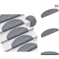 Selbstklebende Treppenmatten 5 Stk. Hellgrau 65x21x4 cm - Stufenmatten - Treppenläufer - Treppenschutz - Anti-Rutschmatte - Nadelvliesmatte Selbstklebende Treppenmatten 5 Stk. Hellgrau 65x21x4 cm - Stufenmatten - Treppenläufer - Treppenschutz - Anti-Rutschmatte - Nadelvliesmatte von VIDAXL