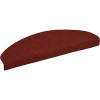 Stufenmatten Selbstklebend 5 Stk. 65x21x4 cm Bordeauxrot Halbrund Groß vidaXL von VIDAXL