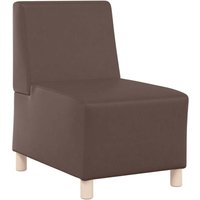 Sofa-Stuhl ohne Armlehnen Braun 55 cm Kunstleder Vidaxl von VIDAXL