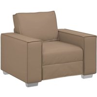 Sofa Sessel 59 cm mit Kissen Cappuccino Kunstleder Vidaxl Sofa Sessel 59 cm mit Kissen Cappuccino Kunstleder Vidaxl von VIDAXL