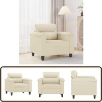 Sessel Creme 60 cm Kunstleder - Esszimmerstuhl - Couchtisch - Wohnzimmersofa - Lounge Chair - Ledercouch Sessel Creme 60 cm Kunstleder - Esszimmerstuhl - Couchtisch - Wohnzimmersofa - Lounge Chair - Ledercouch von VIDAXL