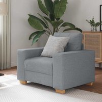 Sessel Hellgrau 60 cm Stoff - Vidaxl von VIDAXL