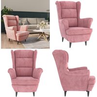 Vidaxl - Sessel Rosa Samt - Samtsessel - Rosa Sessel - Lounge Sessel - Wohnzimmersessel - Gemütlicher Sessel - Home & Living Vidaxl - Sessel Rosa Samt - Samtsessel - Rosa Sessel - Lounge Sessel - Wohnzimmersessel - Gemütlicher Sessel - Home & Living von VIDAXL